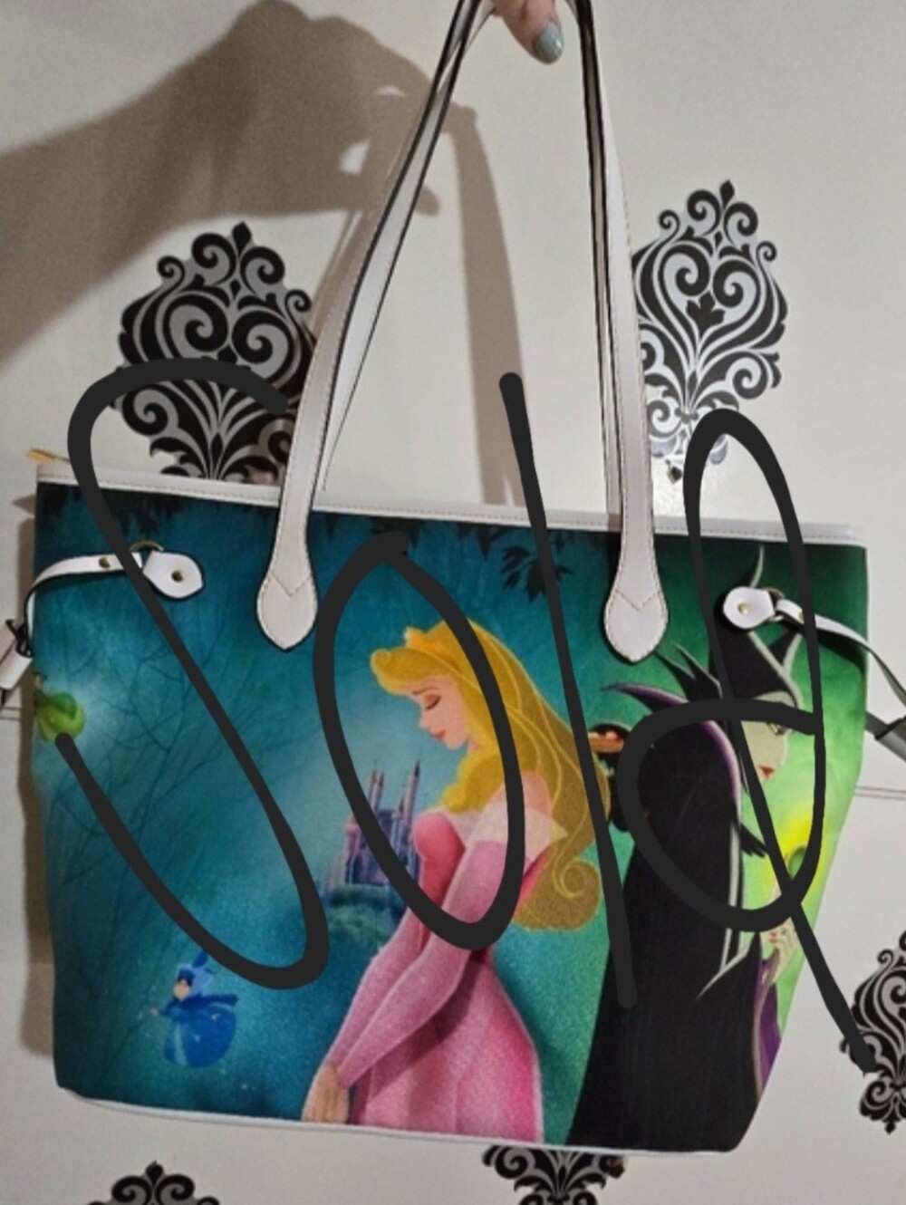 Custom Made Sleeping Beauty Purse